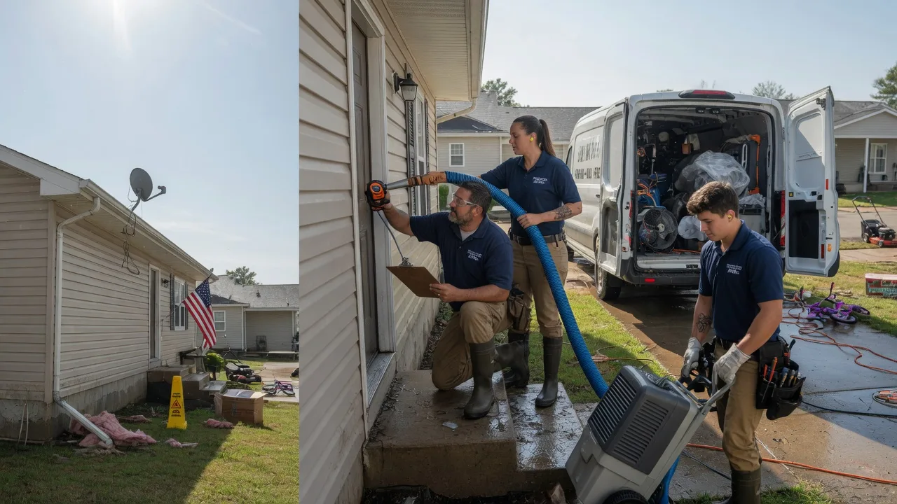 Ceiling Water Damage Restoration in Yellow Springs, OH near me